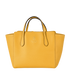Swing Tote, £350, Handbags, Yellow, Leather, Front view